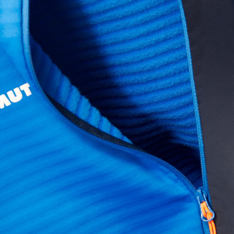 Кофта трекінгова чоловіча Mammut Taiss Light ML блакитна 6