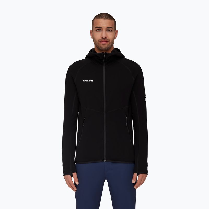 Кофта трекінгова чоловіча Mammut Aconcagua ML Hooded чорна