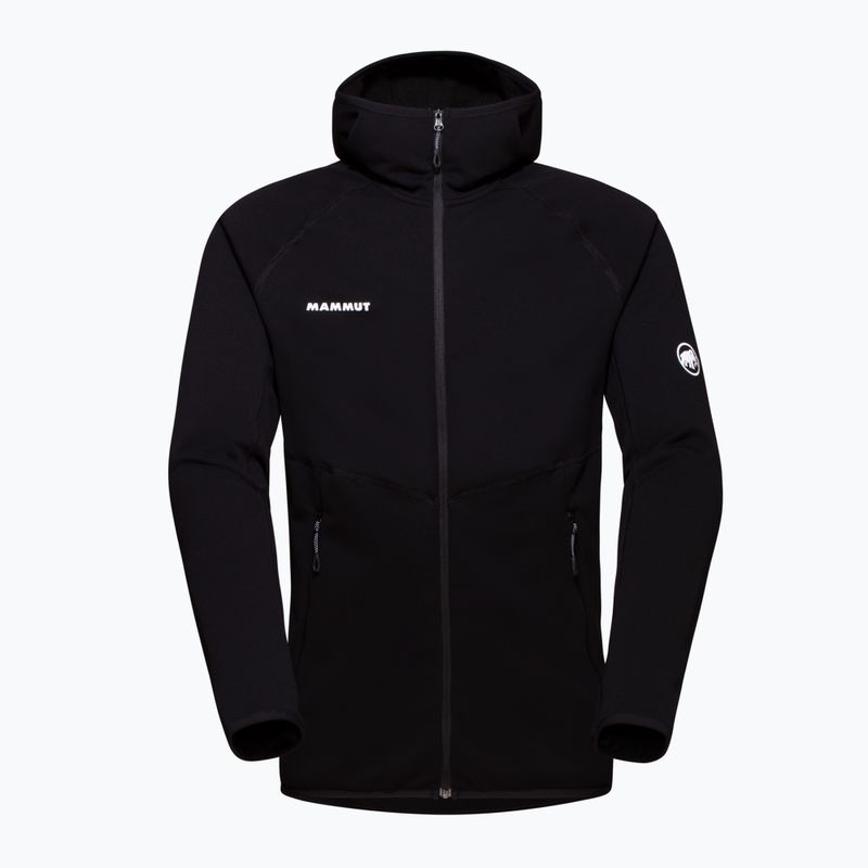 Кофта трекінгова чоловіча Mammut Aconcagua ML Hooded чорна 7