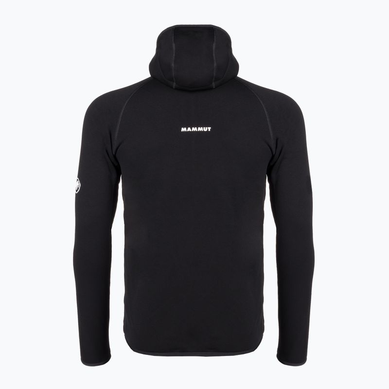 Кофта трекінгова чоловіча Mammut Aconcagua ML Hooded чорна 5