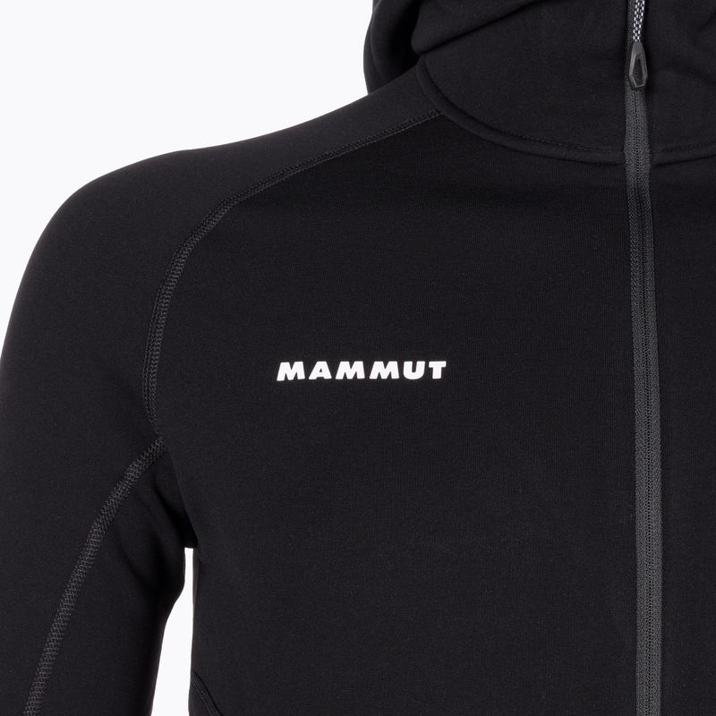 Кофта трекінгова чоловіча Mammut Aconcagua ML Hooded чорна 6