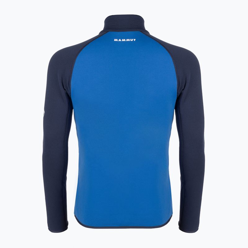 Кофта трекінгова чоловіча Mammut Aconcagua ML блакитно-синя 5