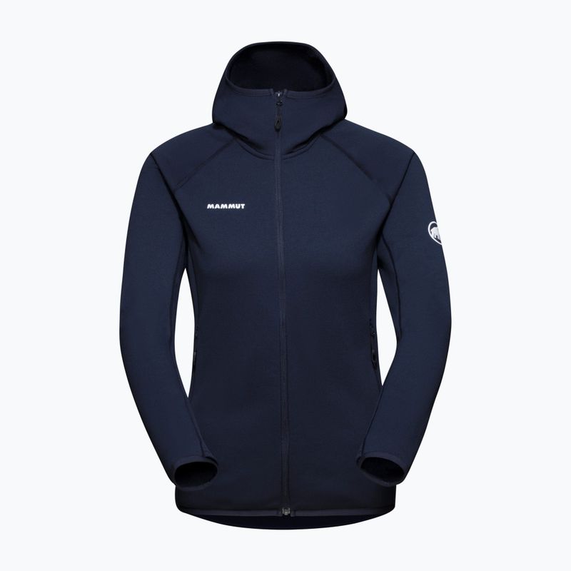 Кофта трекінгова жіноча Mammut Aconcagua ML Hooded синя 11