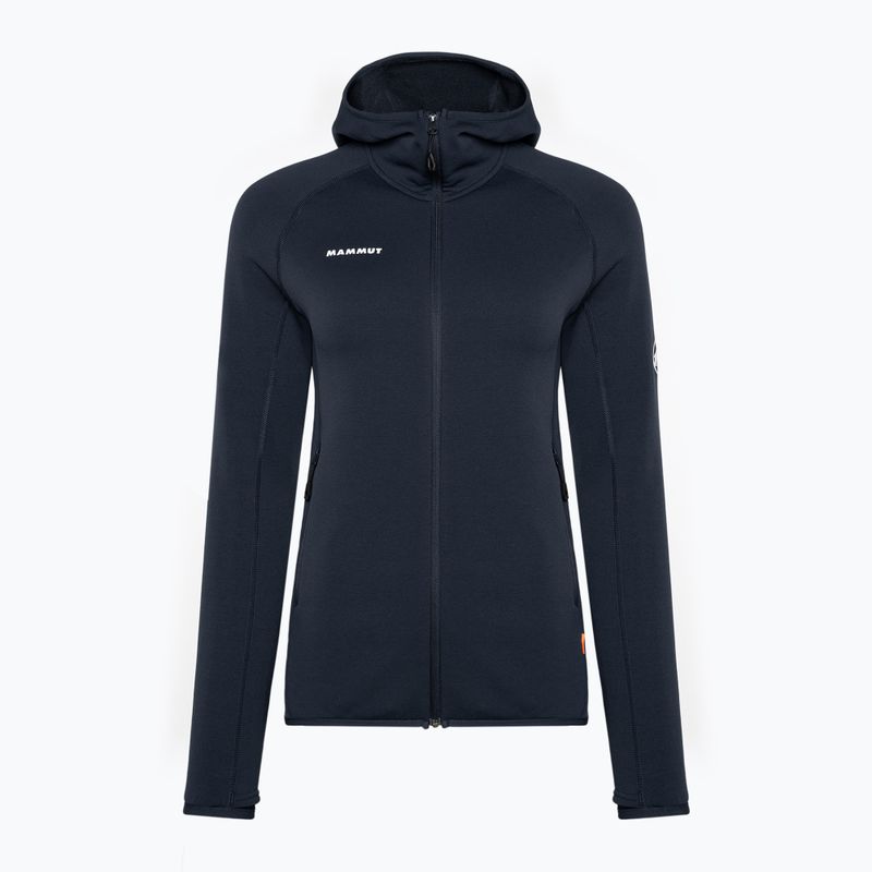 Кофта трекінгова жіноча Mammut Aconcagua ML Hooded синя 4