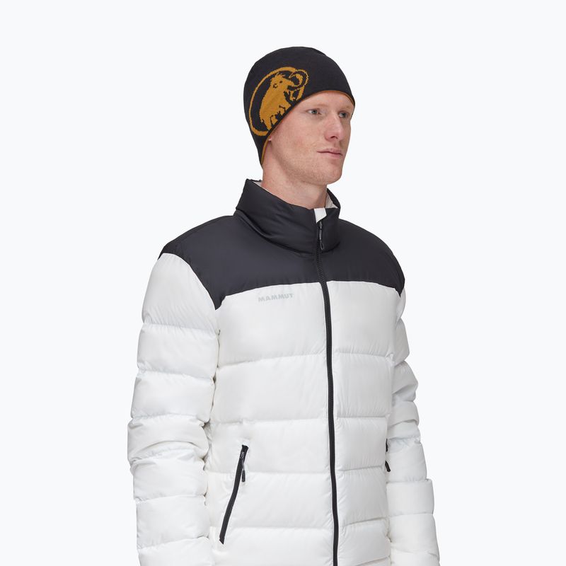 Шапка зимова Mammut Logo коричнево-чорна 1191-04891-7507-1 5