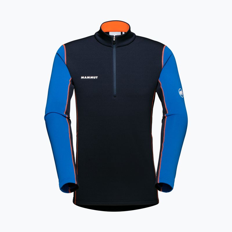 Кофта трекінгова чоловіча Mammut Aenergy ML Half Zip Pull granatowo-блакитна 4
