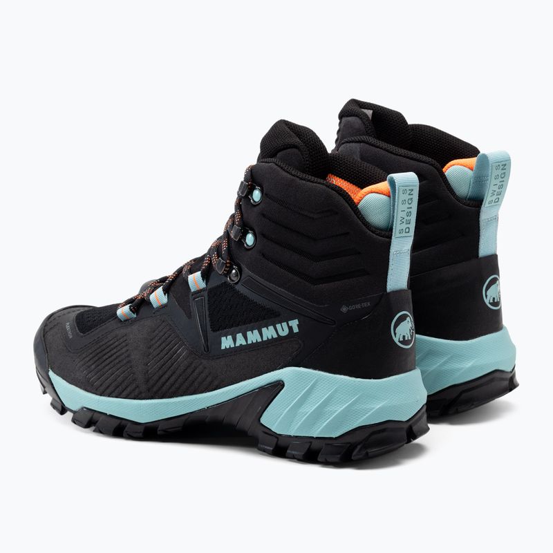 Черевики для трекінгу жіночі Mammut Sapuen High GTX чорні 3