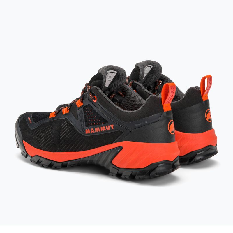 Взуття трекінгове чоловіче Mammut Sapuen Low GTX чорно-червоне 3