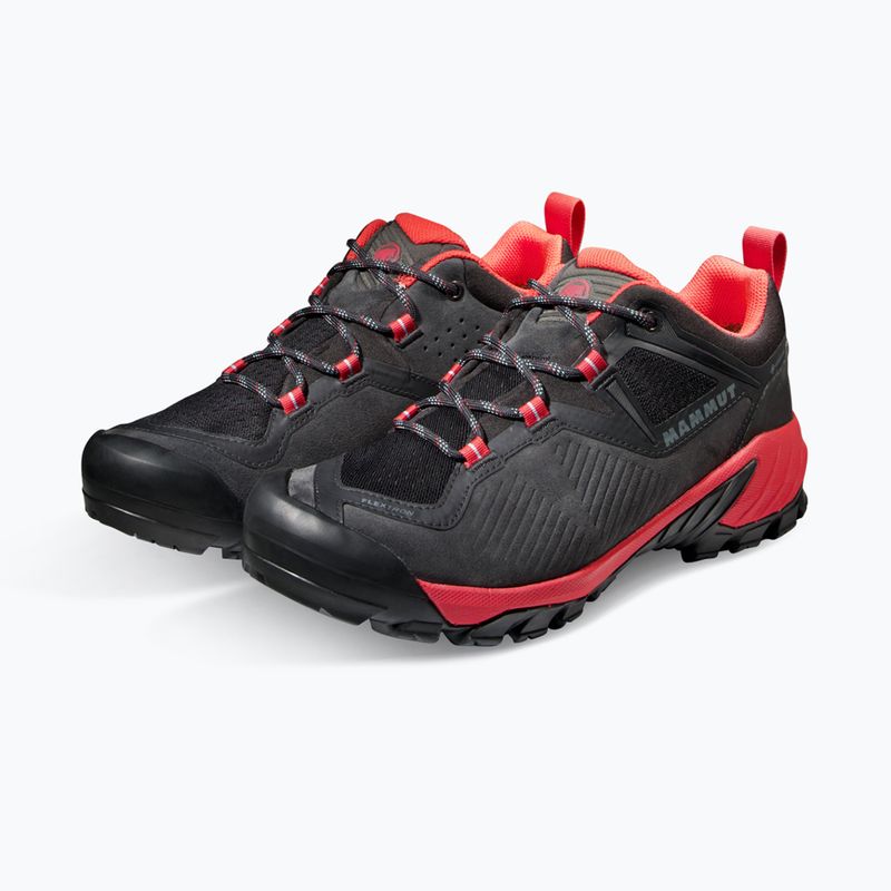 Взуття трекінгове жіноче Mammut Sapuen Low GTX black/sunset 7