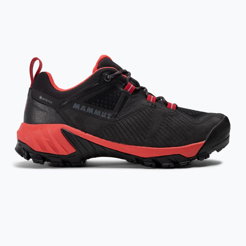 Взуття трекінгове жіноче Mammut Sapuen Low GTX black/sunset 2