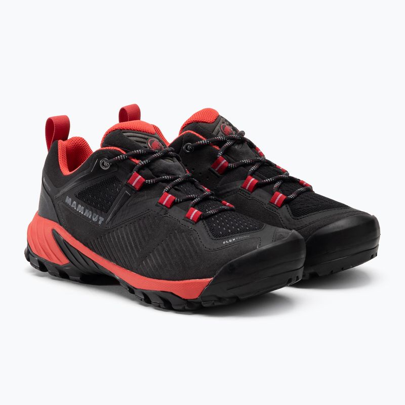 Взуття трекінгове жіноче Mammut Sapuen Low GTX black/sunset 4