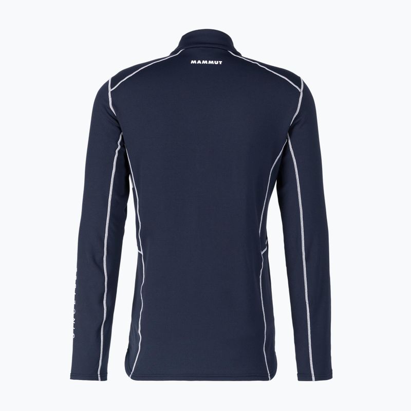Кофта трекінгова чоловіча Mammut 160 Years Aenergy ML Half Zip Pull синя 2