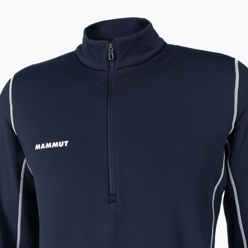 Кофта трекінгова чоловіча Mammut 160 Years Aenergy ML Half Zip Pull синя 4