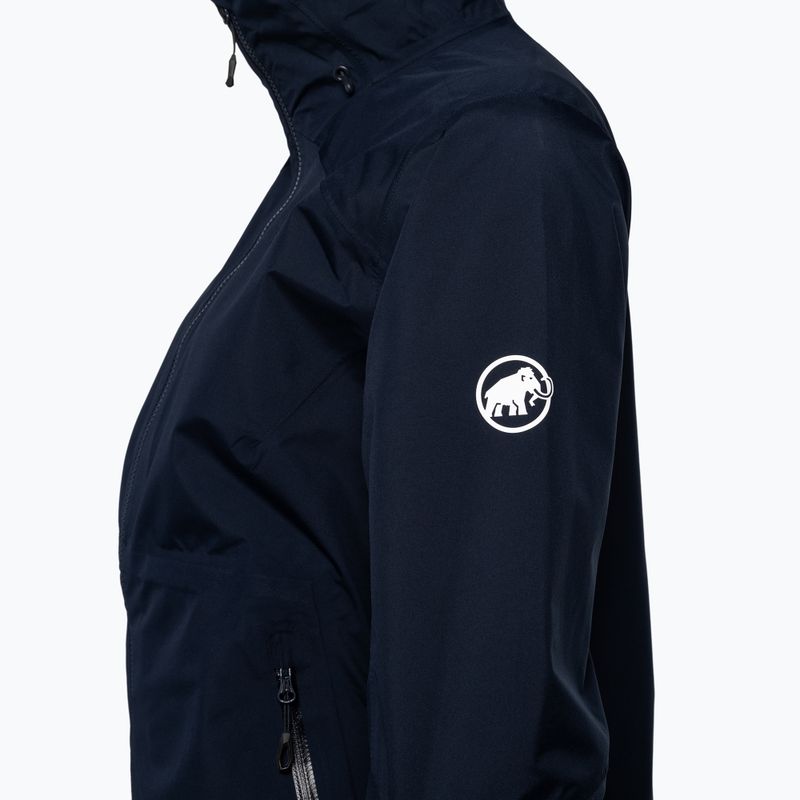 Куртка дощовик жіноча Mammut Convey Tour HS синя 4