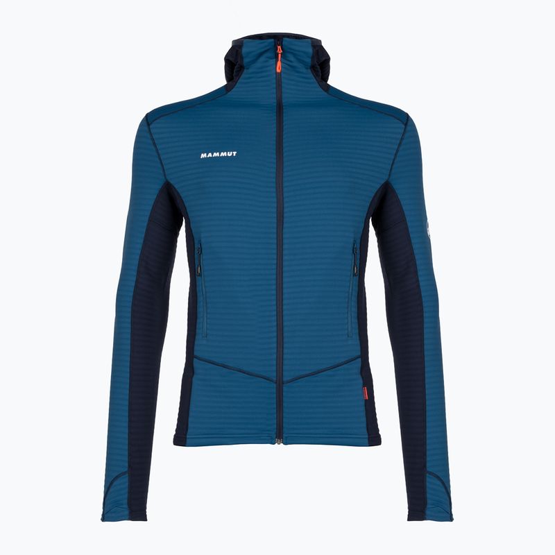 Кофта флісова чоловіча Mammut Taiss Light ML Hooded блакитна 1014-04530-50554-114 4