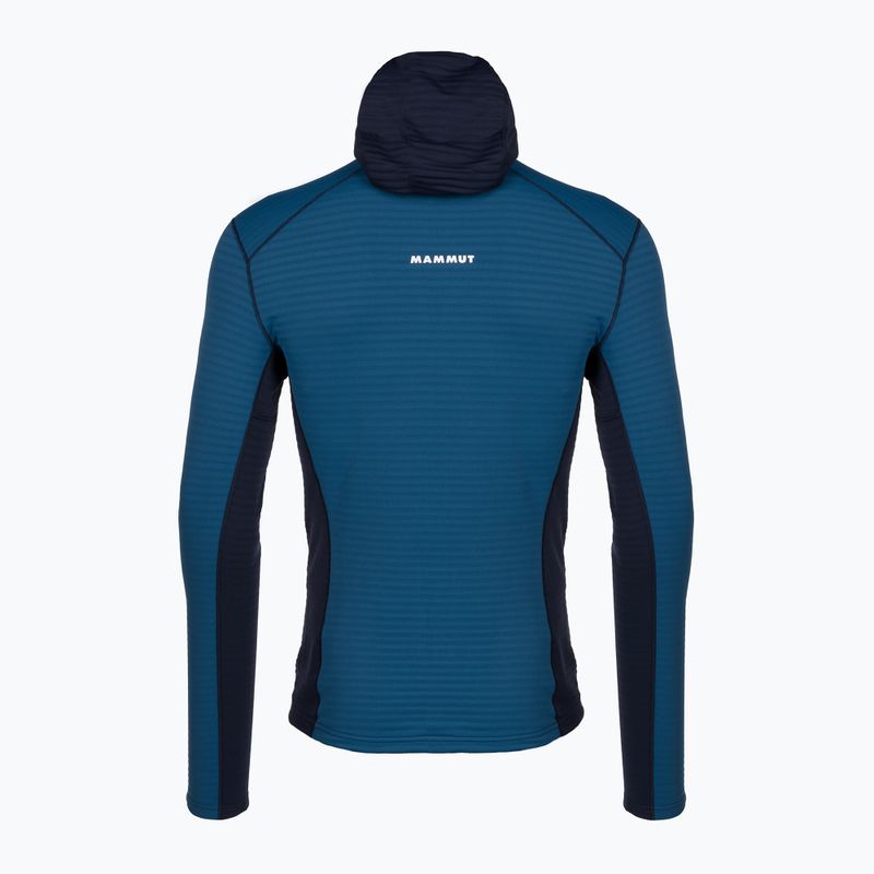 Кофта флісова чоловіча Mammut Taiss Light ML Hooded блакитна 1014-04530-50554-114 5