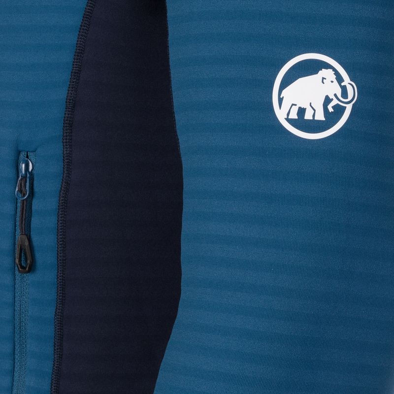Кофта флісова чоловіча Mammut Taiss Light ML Hooded блакитна 1014-04530-50554-114 7