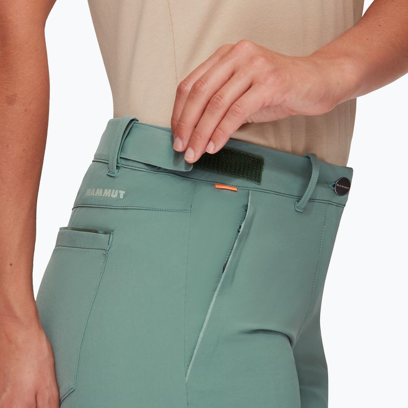 Шорти трекінгові жіночі Mammut Runbold Roll Cuff зелені 1023-00720-40236-36-10 6
