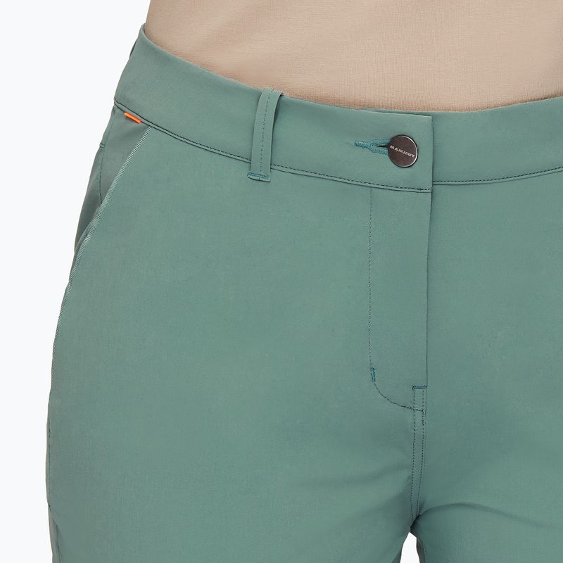 Шорти трекінгові жіночі Mammut Runbold Roll Cuff зелені 1023-00700-40236-36-10 5