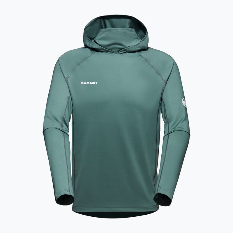 Футболка трекінгова чоловіча Mammut Selun FL Sun Hoody зелена 1016-01420-40236-114 5