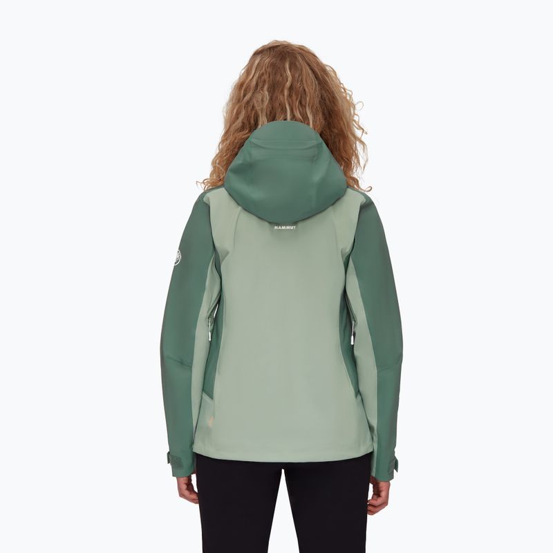 Куртка дощовик жіноча Mammut Alto Guide HS Hooded зелена 1010-29570-40240-114 2