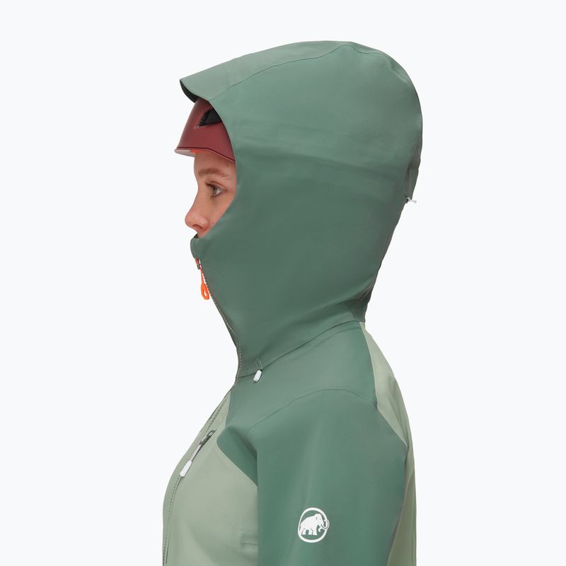 Куртка дощовик жіноча Mammut Alto Guide HS Hooded зелена 1010-29570-40240-114 4