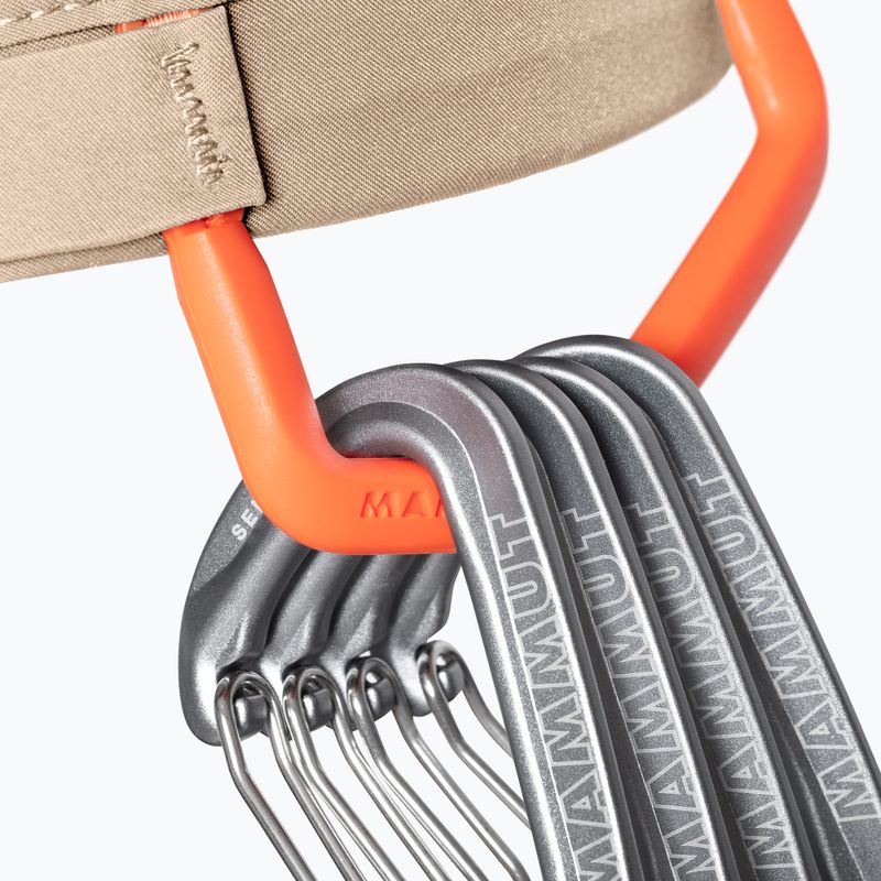 Страхувальний пояс для скелелазіння чоловічий Mammut Togir 2.0 3 Slide savannah 4