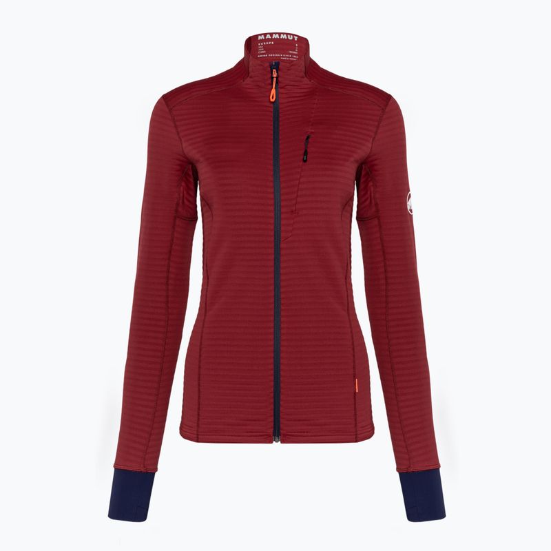 Кофта трекінгова жіноча Mammut Taiss Light ML blood red/marine 4