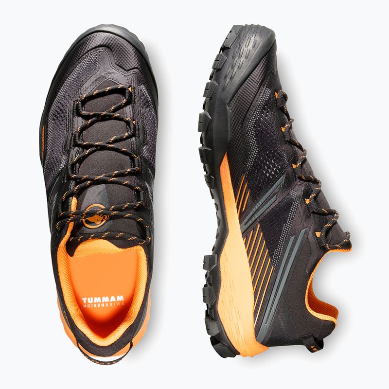 Чоловічі трекінгові черевики Mammut Ducan II Low GTX чорний/темний мандарин 6