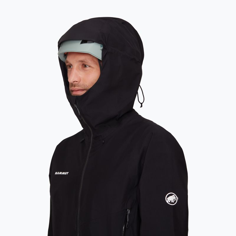 Куртка протидощова чоловіча Mammut Crater IV HS Hooded black 4