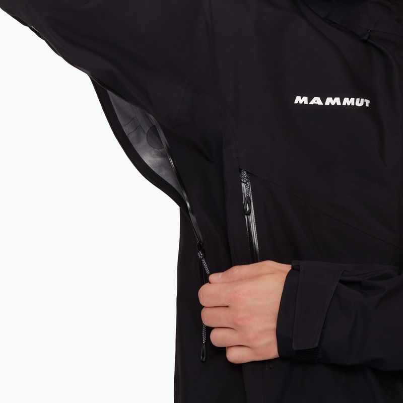 Куртка протидощова чоловіча Mammut Crater IV HS Hooded black 5