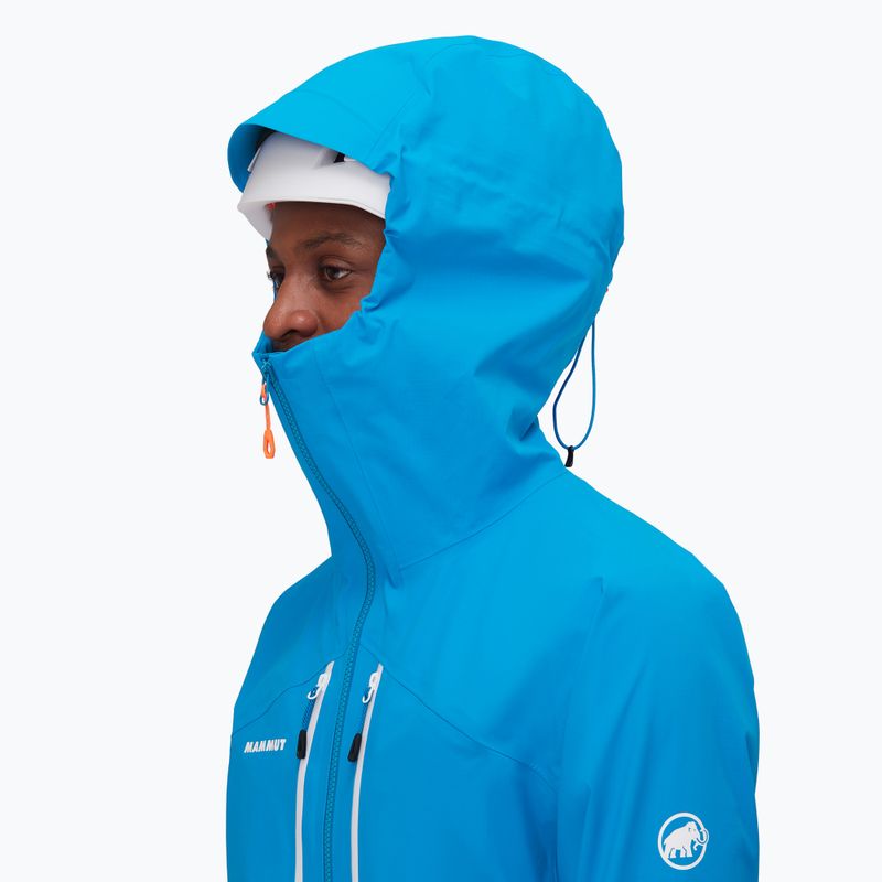 Куртка-дощовик чоловіча Mammut Taiss HS Hooded glacier blue 4