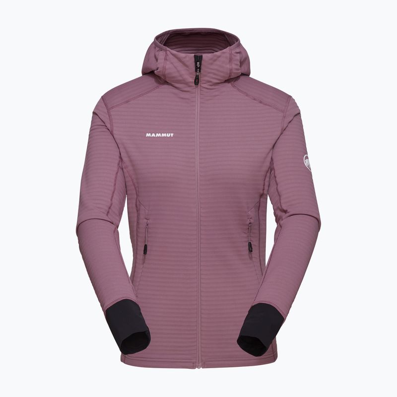 Кофта трекінгова жіноча Mammut Taiss Light мл Hooded flux / black 5