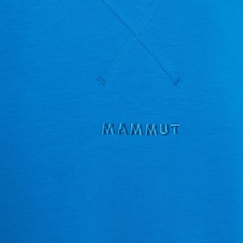 Чоловічий світшот Mammut ML Hoody Logo толстовка льодовик синій 8