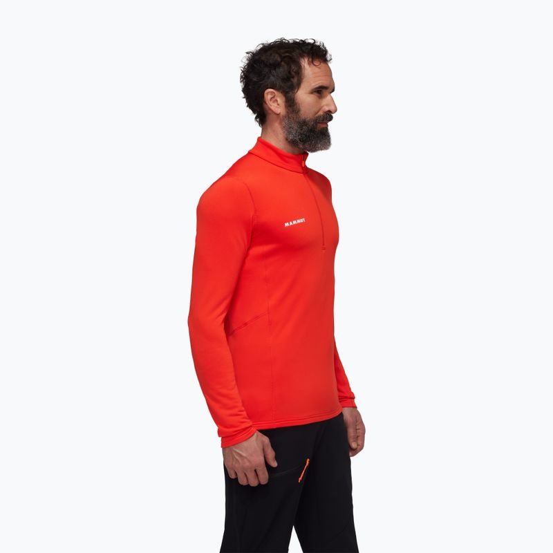 Кофта трекінгова чоловіча Mammut Aenergy мл Half Zip Pull mammut red 3