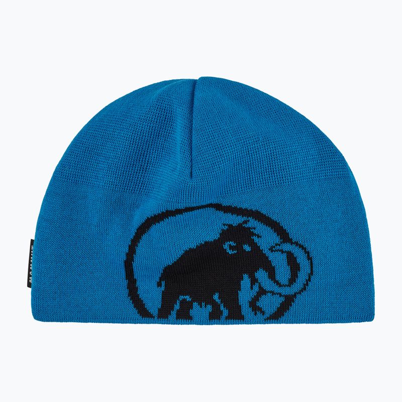 Шапка Mammut Fleece glacier blue / black