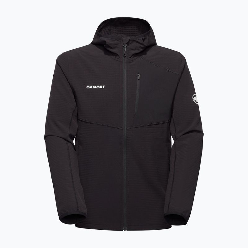 Кофта трекінгова чоловіча Mammut Madris Light Hooded black 4