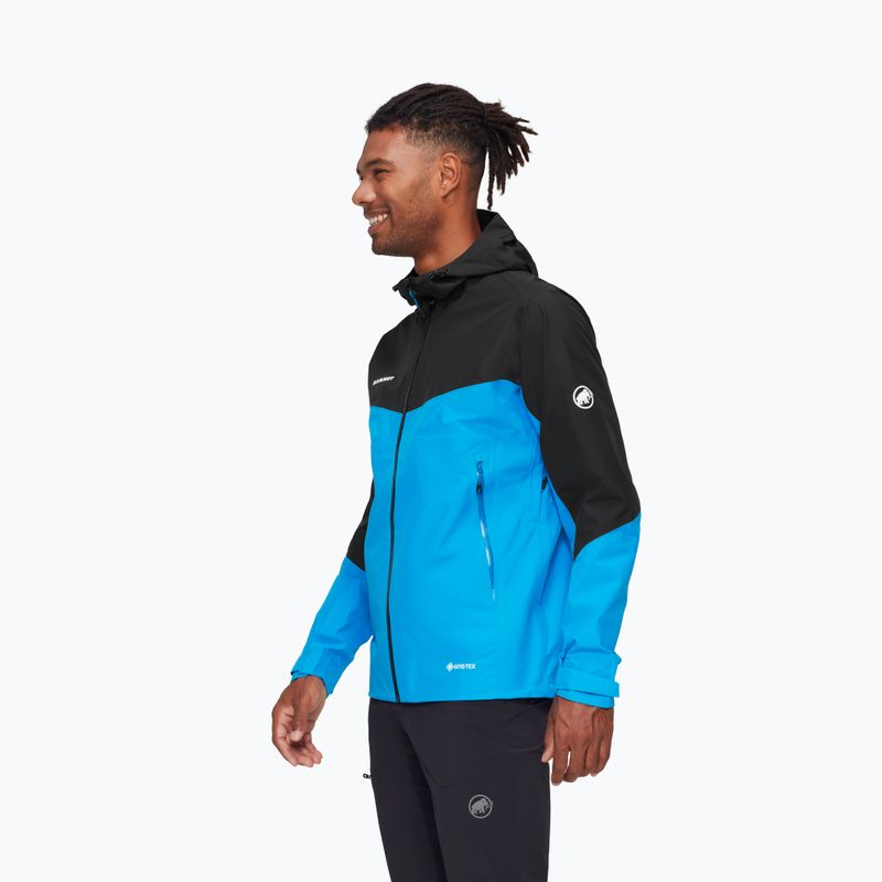 Куртка протидощова чоловіча Mammut Convey Tour HS glacier blue/black 3