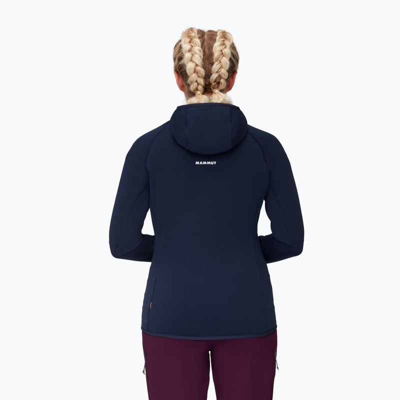 Кофта трекінгова жіноча Mammut Aconcagua ML Hooded Jacket Women marine 2