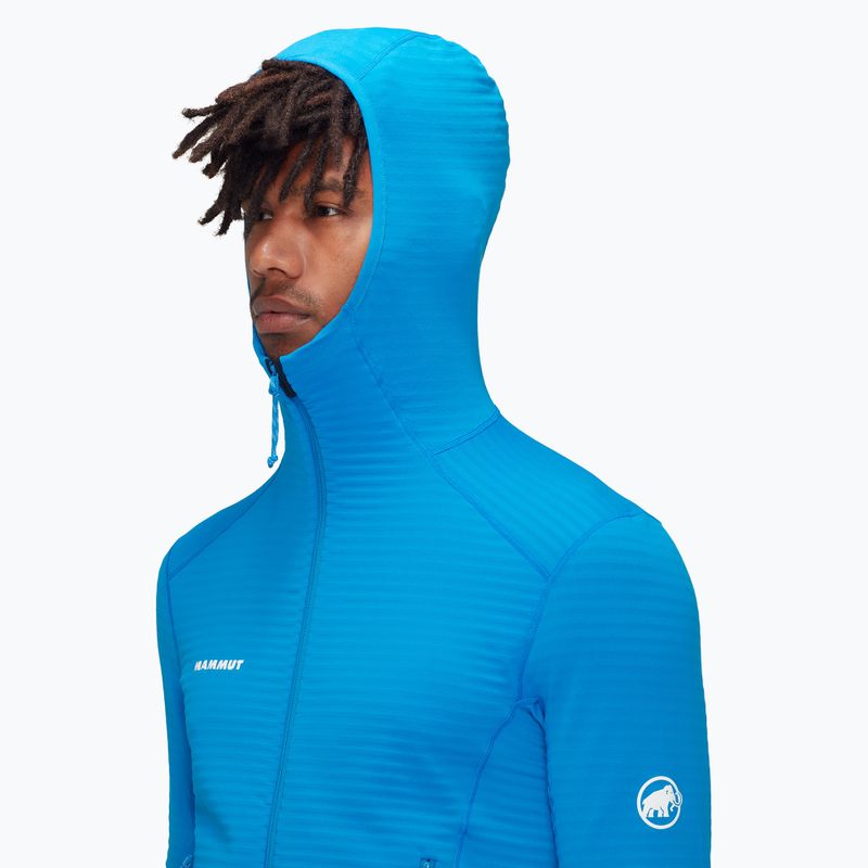 Чоловічий трекінговий світшот Mammut Taiss Light ML Hooded glacier blue 4