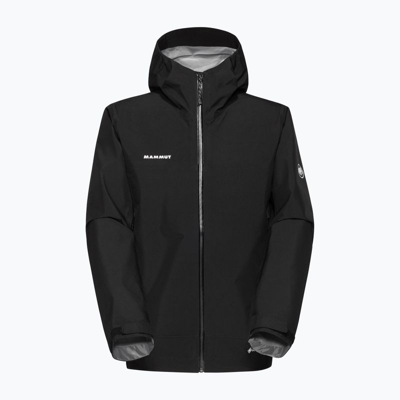 Куртка дощовик чоловіча Mammut Crater Light HS Hooded Jacket Men black 4
