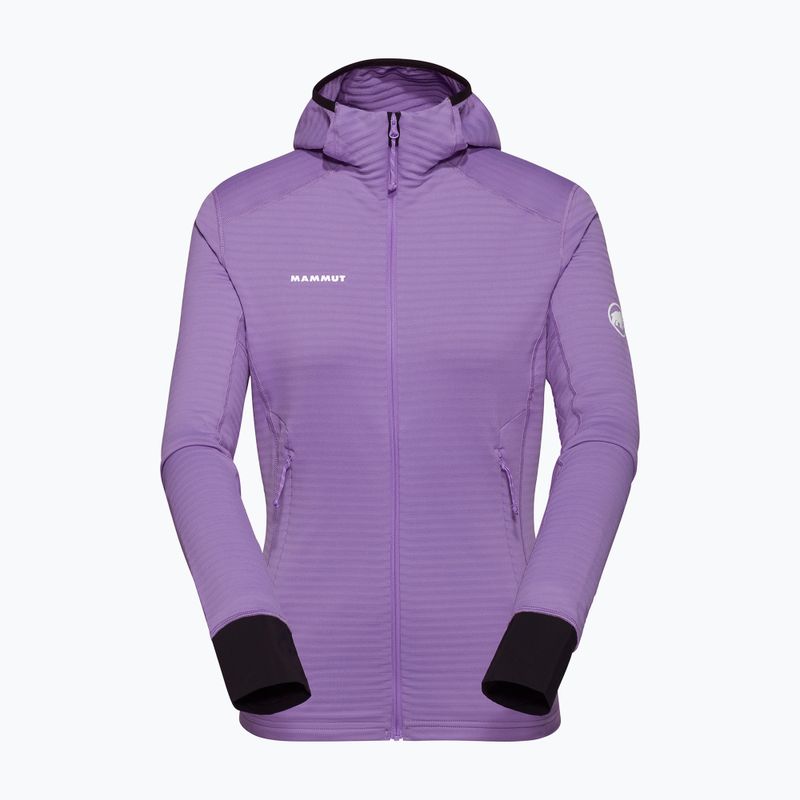 Кофта трекінгова жіноча Mammut Taiss Light мл Hooded lavandin black 5