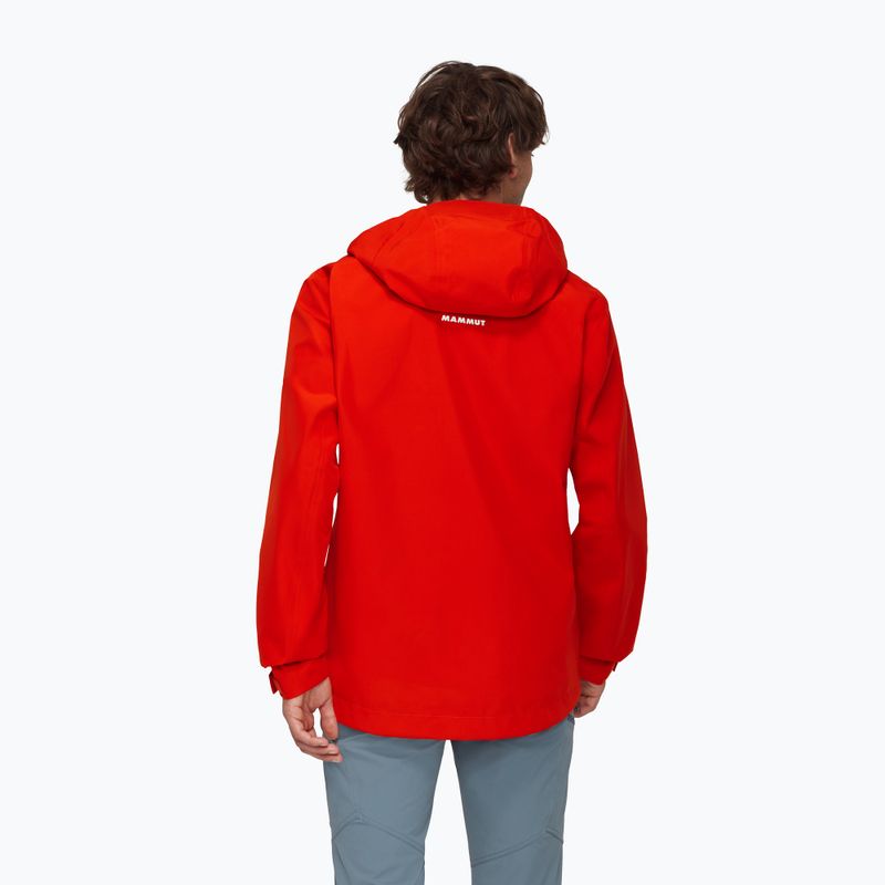 Куртка-дощовик чоловіча Mammut Crater Light HS Hooded mammut red 2