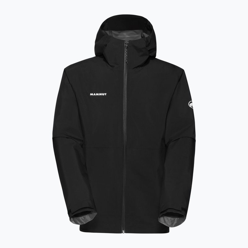 Куртка-дощовик чоловіча Mammut Мотузкаrd Light HS Hooded black