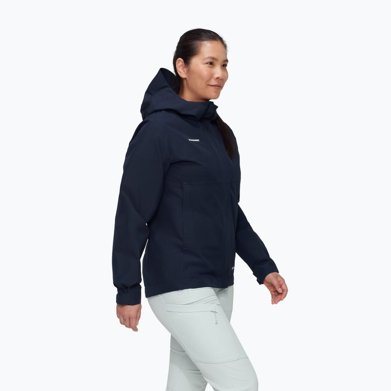 Куртка-дощовик жіноча Mammut Treeline Light HS Hooded marine 3