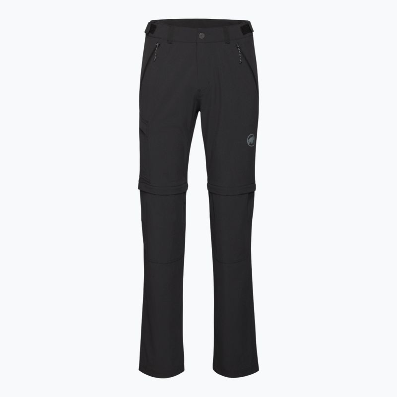 Чоловічі трекінгові штани Mammut Runbold IV Zip Off Regular чорні 7