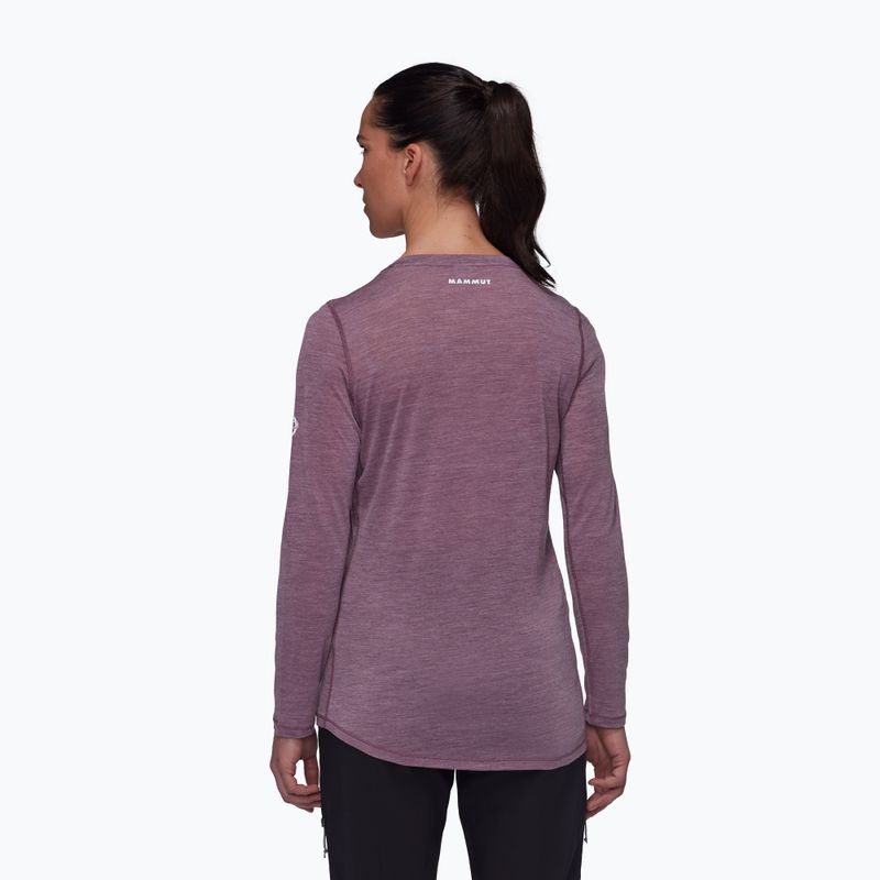 Лонгслів жіночий Mammut Tree Wool FL flux melange 01700 2