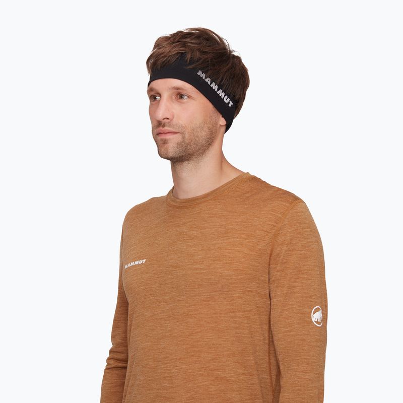 Пов'язка на голову Mammut Tree Wool Headband black 2
