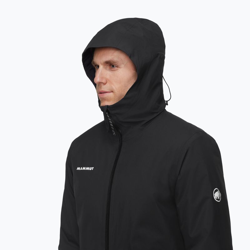 Куртка дощовик чоловіча Mammut Linard HS Thermo Hooded Jacket Men black 4
