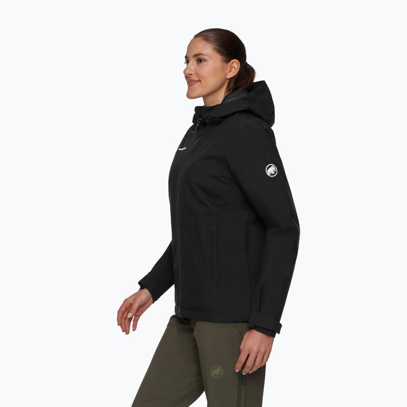 Куртка дощовик жіноча Mammut Linard HS Thermo Hooded Jacket Women black 3